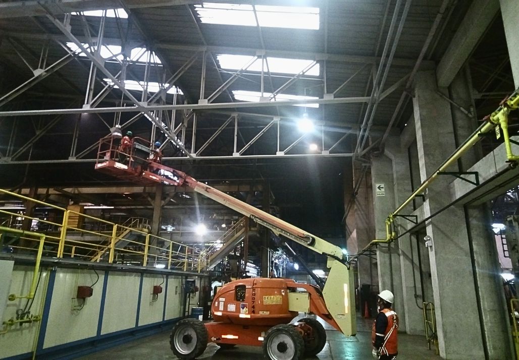 Instalación de luminarias LED